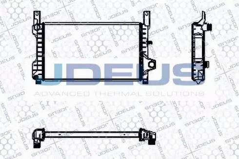 Jdeus RA0120910 - Radiatore, Raffreddamento motore autozon.pro