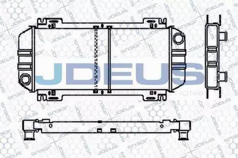 Jdeus RA0120421 - Radiatore, Raffreddamento motore autozon.pro