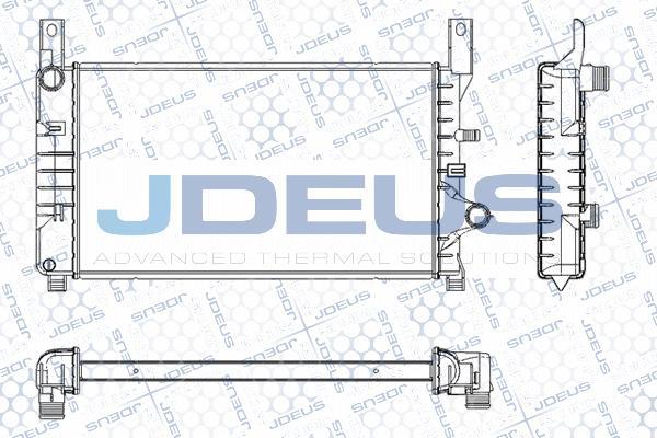 Jdeus RA0120520 - Radiatore, Raffreddamento motore autozon.pro