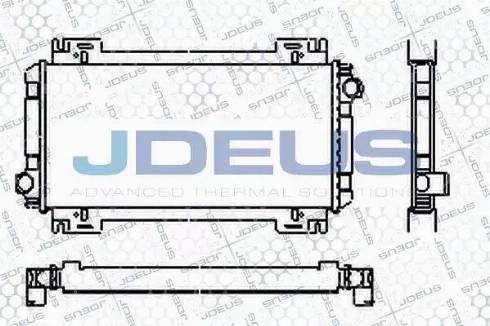 Jdeus RA0120060 - Radiatore, Raffreddamento motore autozon.pro