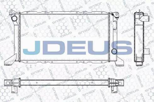 Jdeus RA0120830 - Radiatore, Raffreddamento motore autozon.pro