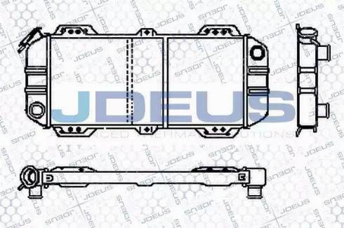 Jdeus RA0120390 - Radiatore, Raffreddamento motore autozon.pro