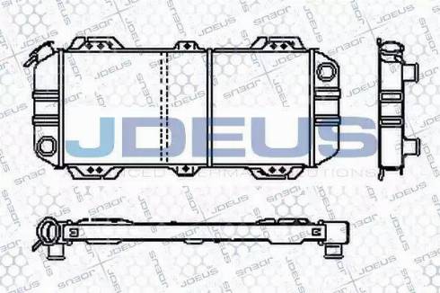 Jdeus RA0120391 - Radiatore, Raffreddamento motore autozon.pro