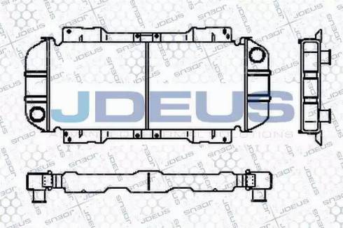 Jdeus RA0120330 - Radiatore, Raffreddamento motore autozon.pro