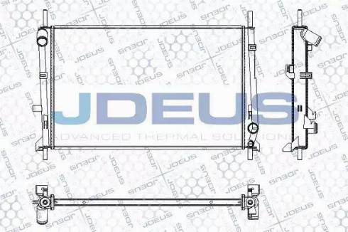 Jdeus RA0120751 - Radiatore, Raffreddamento motore autozon.pro