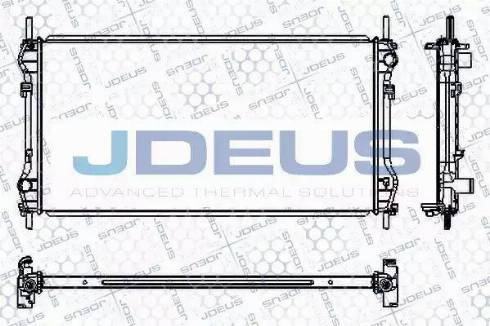 Jdeus RA0121020 - Radiatore, Raffreddamento motore autozon.pro