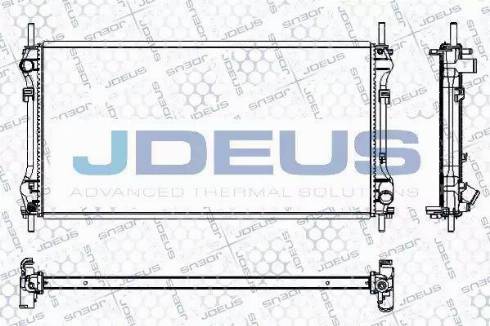 Jdeus RA0121110 - Radiatore, Raffreddamento motore autozon.pro