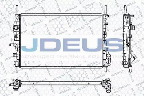 Jdeus RA0121130 - Radiatore, Raffreddamento motore autozon.pro