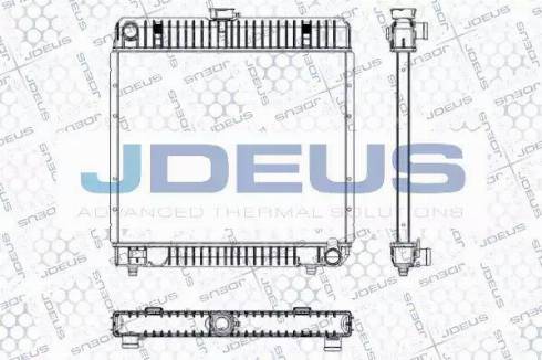 Jdeus RA0170041 - Radiatore, Raffreddamento motore autozon.pro