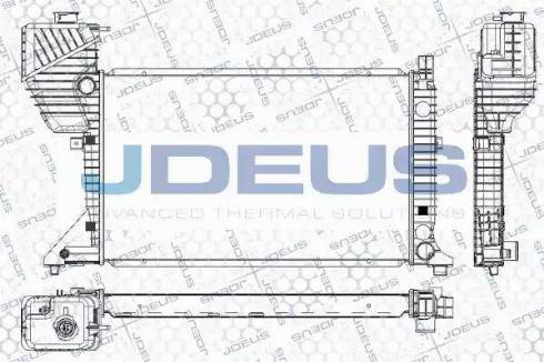 Jdeus RA0170870 - Radiatore, Raffreddamento motore autozon.pro