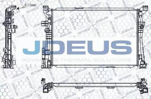 Jdeus RA0171030 - Radiatore, Raffreddamento motore autozon.pro