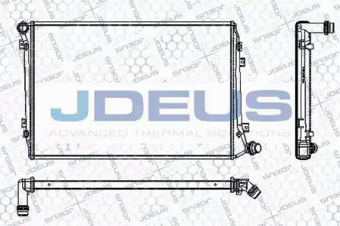 Jdeus RA0300490 - Radiatore, Raffreddamento motore autozon.pro