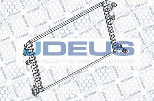 Jdeus RA0300640 - Radiatore bassa temperatura, Intercooler autozon.pro