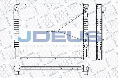 Jdeus RA0310460 - Radiatore, Raffreddamento motore autozon.pro