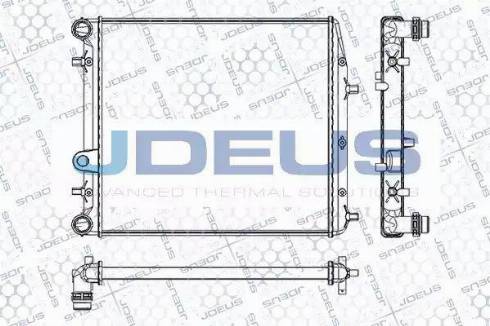 Jdeus RA0250090 - Radiatore, Raffreddamento motore autozon.pro