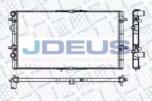 Jdeus RA0250060 - Radiatore, Raffreddamento motore autozon.pro