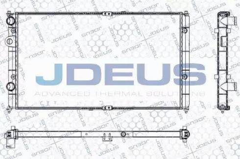 Jdeus RA0250070 - Radiatore, Raffreddamento motore autozon.pro