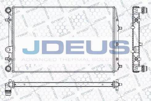 Jdeus RA0250110 - Radiatore, Raffreddamento motore autozon.pro