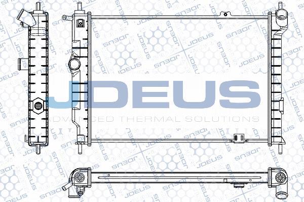 Jdeus RA0200440 - Radiatore, Raffreddamento motore autozon.pro