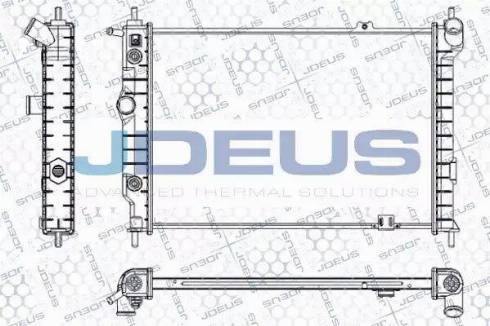 Jdeus RA0200460 - Radiatore, Raffreddamento motore autozon.pro