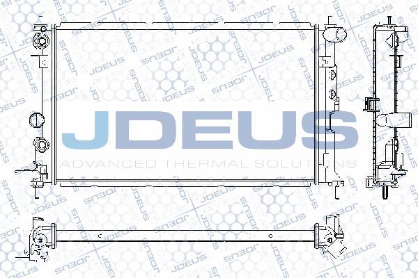 Jdeus RA0200651 - Radiatore, Raffreddamento motore autozon.pro