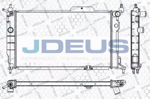 Jdeus RA0200611 - Radiatore, Raffreddamento motore autozon.pro