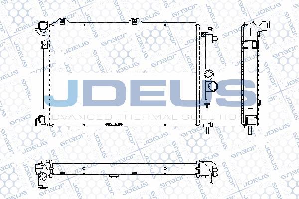 Jdeus RA0200630 - Radiatore, Raffreddamento motore autozon.pro