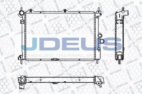 Jdeus RA0200620 - Radiatore, Raffreddamento motore autozon.pro