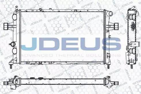 Jdeus RA0200820 - Radiatore, Raffreddamento motore autozon.pro