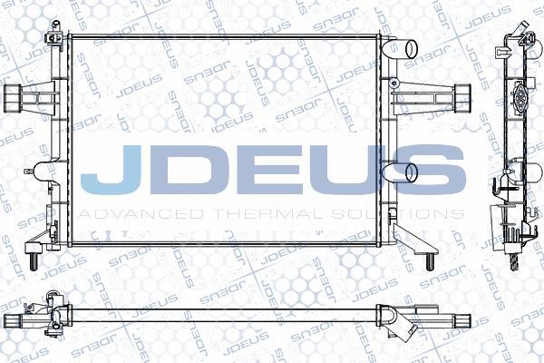 Jdeus RA0200740 - Radiatore, Raffreddamento motore autozon.pro