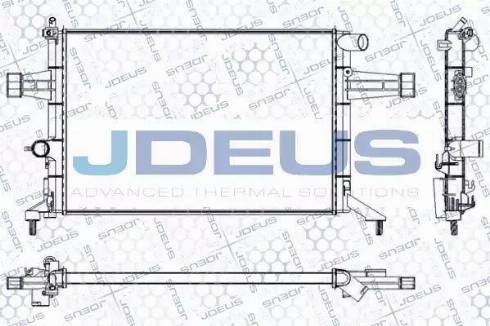 Jdeus RA0200760 - Radiatore, Raffreddamento motore autozon.pro