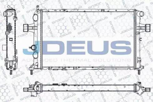 Jdeus RA0200780 - Radiatore, Raffreddamento motore autozon.pro