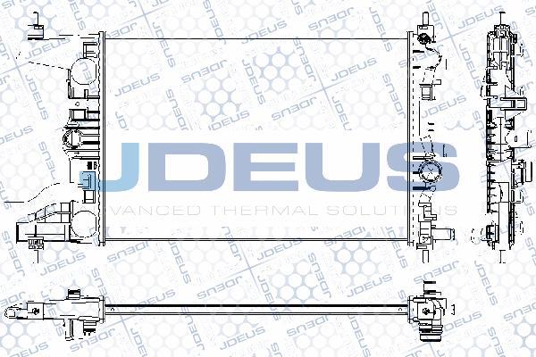 Jdeus RA0201040 - Radiatore, Raffreddamento motore autozon.pro