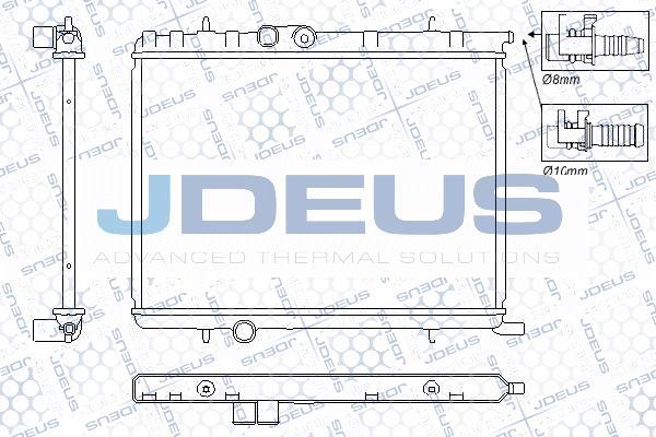 Jdeus RA0210341 - Radiatore, Raffreddamento motore autozon.pro