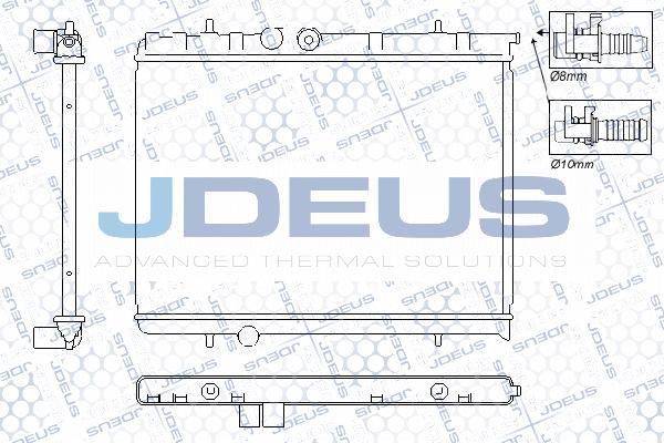 Jdeus RA0210360 - Radiatore, Raffreddamento motore autozon.pro