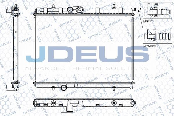 Jdeus RA0210310 - Radiatore, Raffreddamento motore autozon.pro