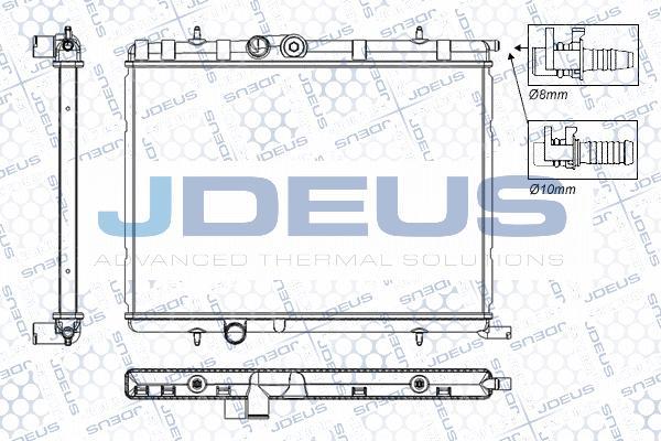 Jdeus RA0210331 - Radiatore, Raffreddamento motore autozon.pro