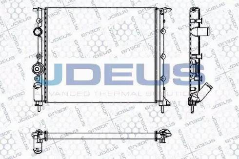 Jdeus RA0230550 - Radiatore, Raffreddamento motore autozon.pro