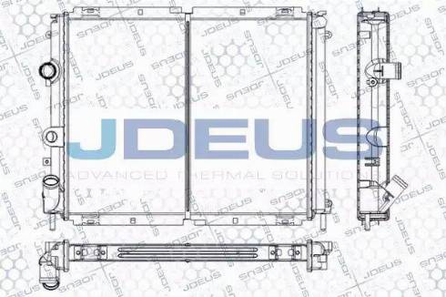 Jdeus RA0230580 - Radiatore, Raffreddamento motore autozon.pro