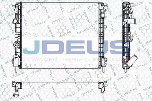 Jdeus RA0230660 - Radiatore, Raffreddamento motore autozon.pro