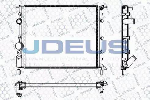 Jdeus RA0230630 - Radiatore, Raffreddamento motore autozon.pro