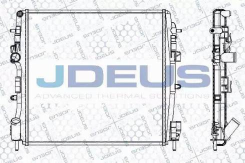 Jdeus RA0230860 - Radiatore, Raffreddamento motore autozon.pro