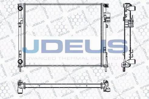 Jdeus RA0230760 - Radiatore, Raffreddamento motore autozon.pro