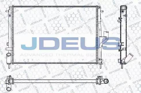 Jdeus RA0231050 - Radiatore, Raffreddamento motore autozon.pro