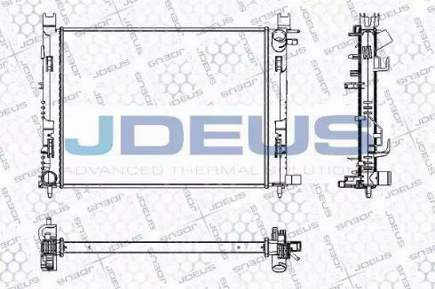 Jdeus RA0231100 - Radiatore, Raffreddamento motore autozon.pro