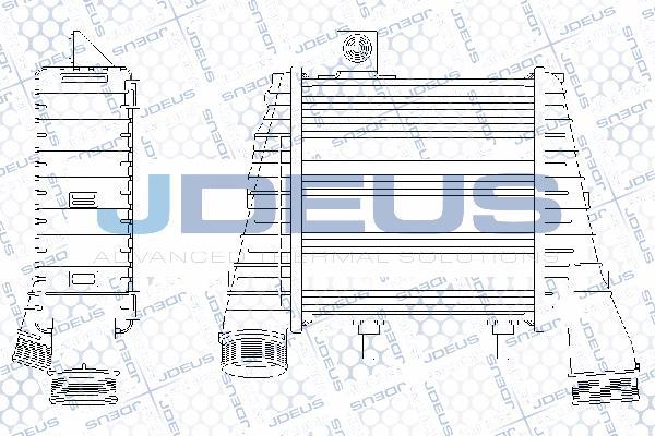 Jdeus RA8010490 - Intercooler autozon.pro