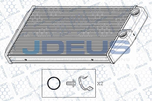 Jdeus RA2000170 - Scambiatore calore, Riscaldamento abitacolo autozon.pro