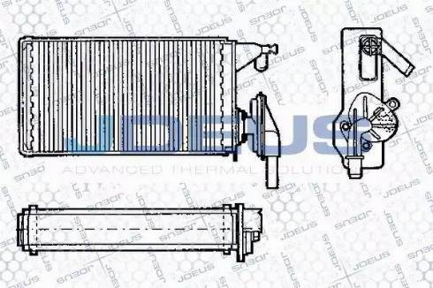 Jdeus RA2140030 - Scambiatore calore, Riscaldamento abitacolo autozon.pro