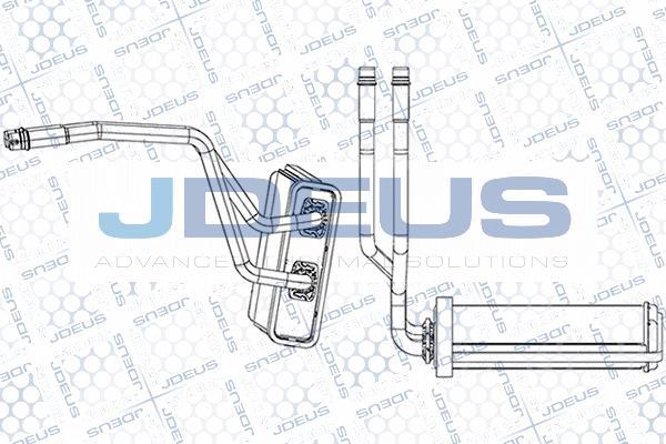 Jdeus RA2110940 - Scambiatore calore, Riscaldamento abitacolo autozon.pro