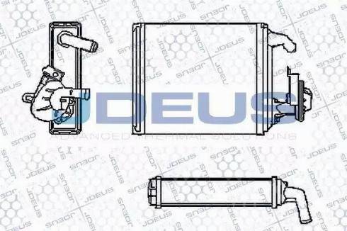 Jdeus RA2110590 - Scambiatore calore, Riscaldamento abitacolo autozon.pro